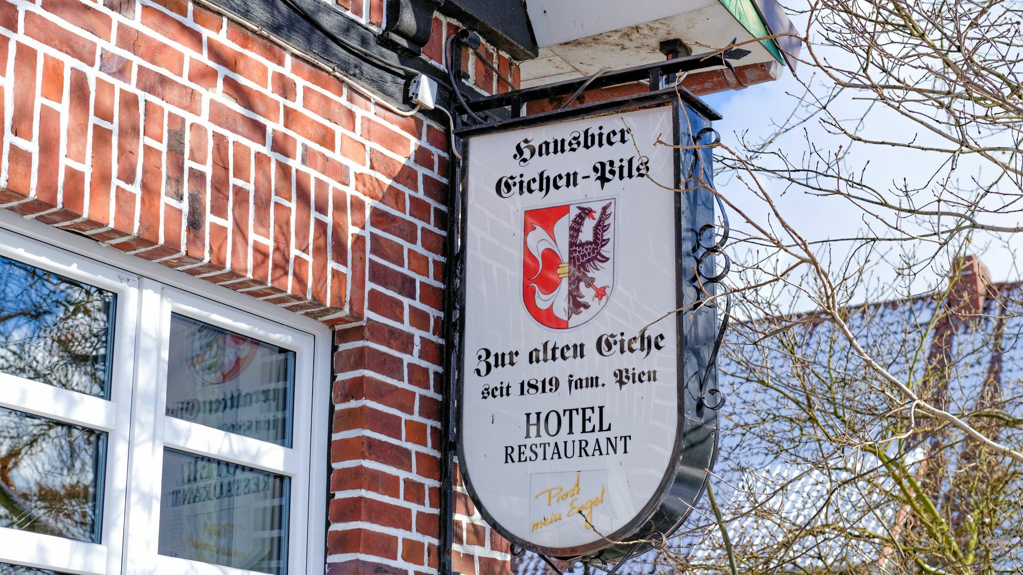 Gasthaus Zur Alten Eiche Hamburg Exterior photo